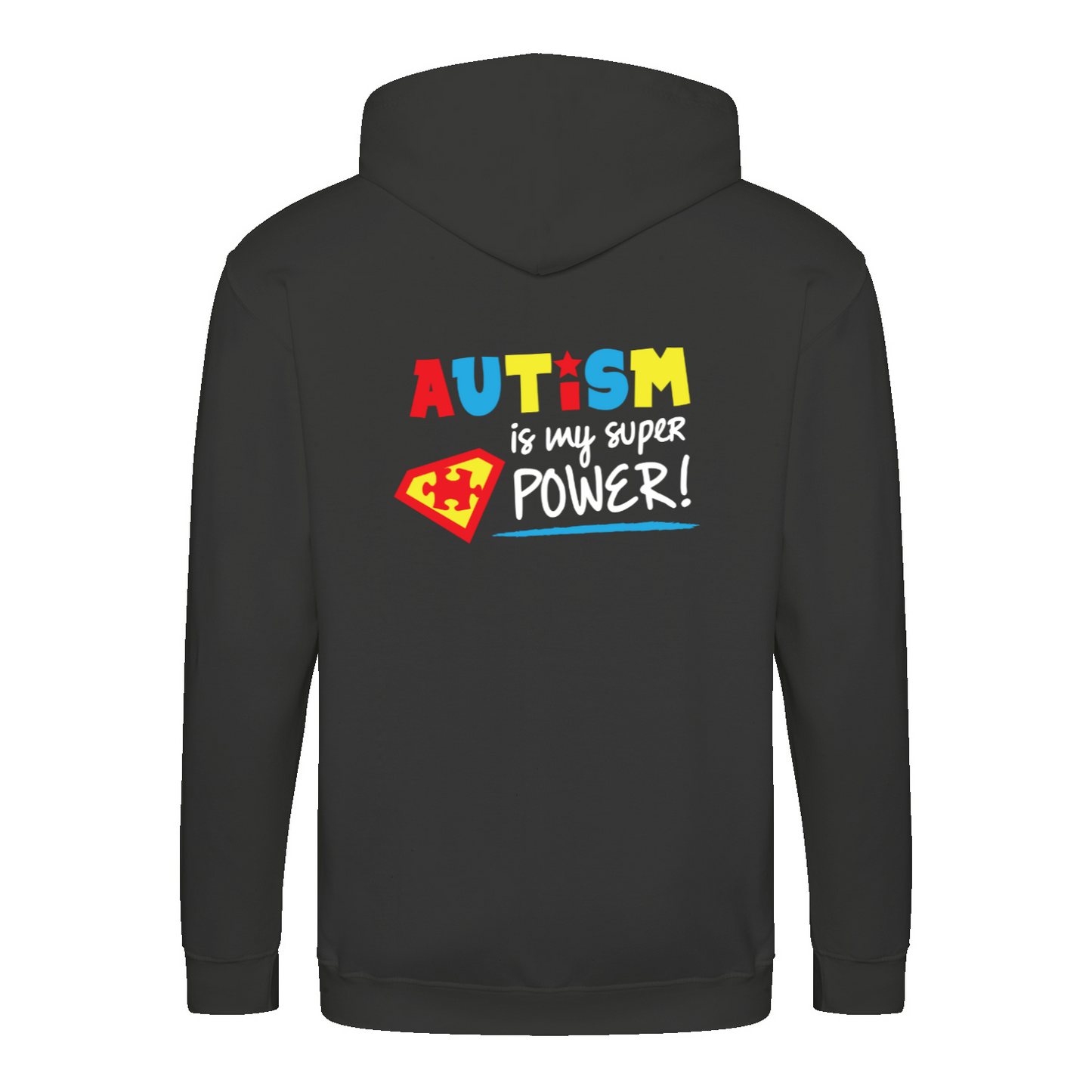 Autism is my super power - Zip-Hoodie