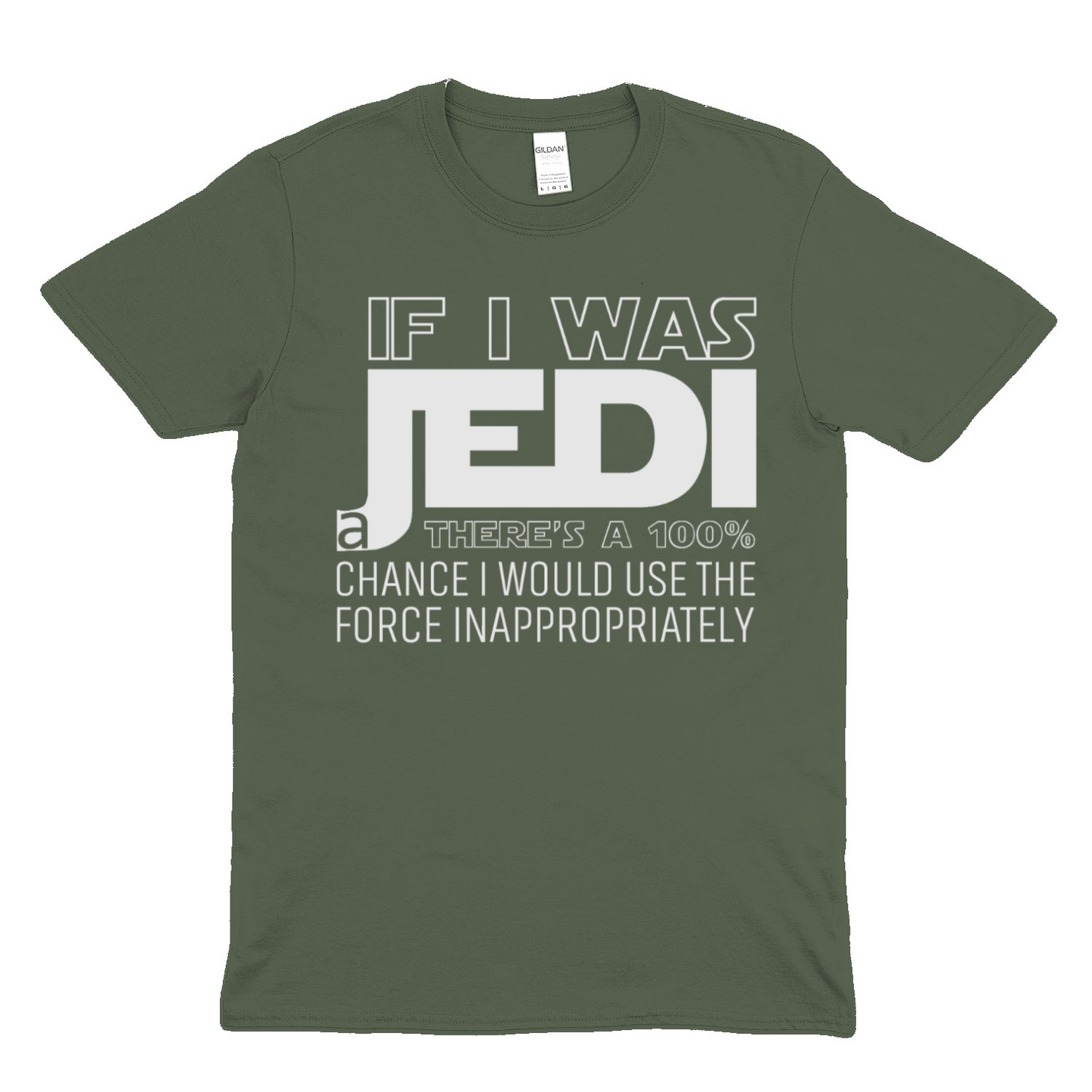 If I was a Jedi / W - Soft Unisex T-Shirt