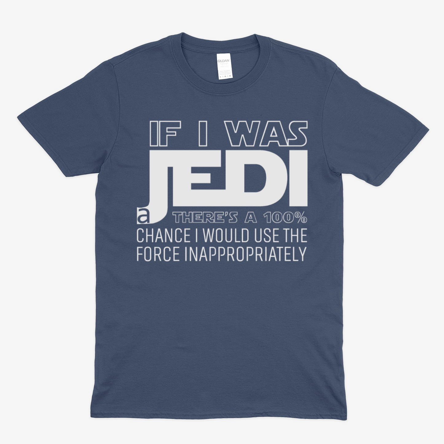 If I was a Jedi / W - Soft Unisex T-Shirt