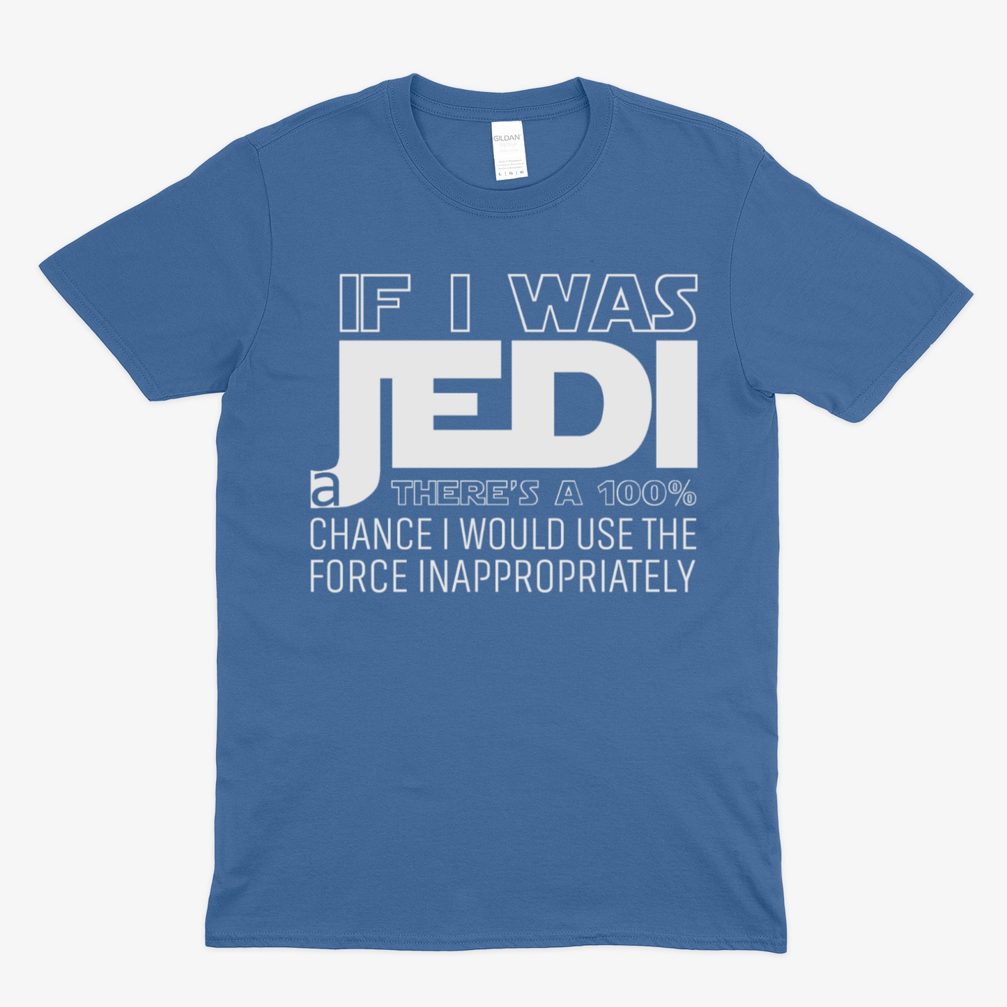 If I was a Jedi / W - Soft Unisex T-Shirt