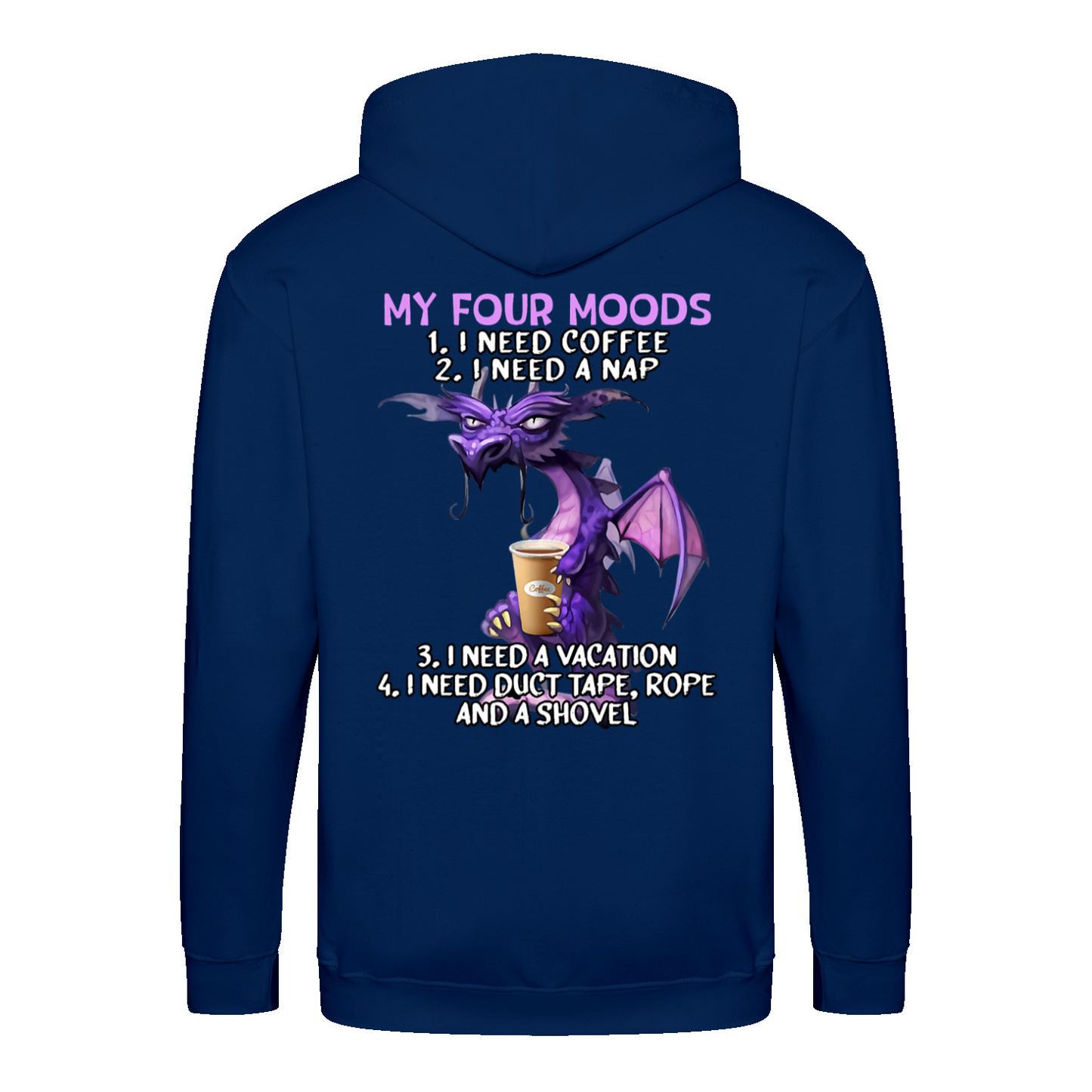 Four moods - Zip-Hoodie