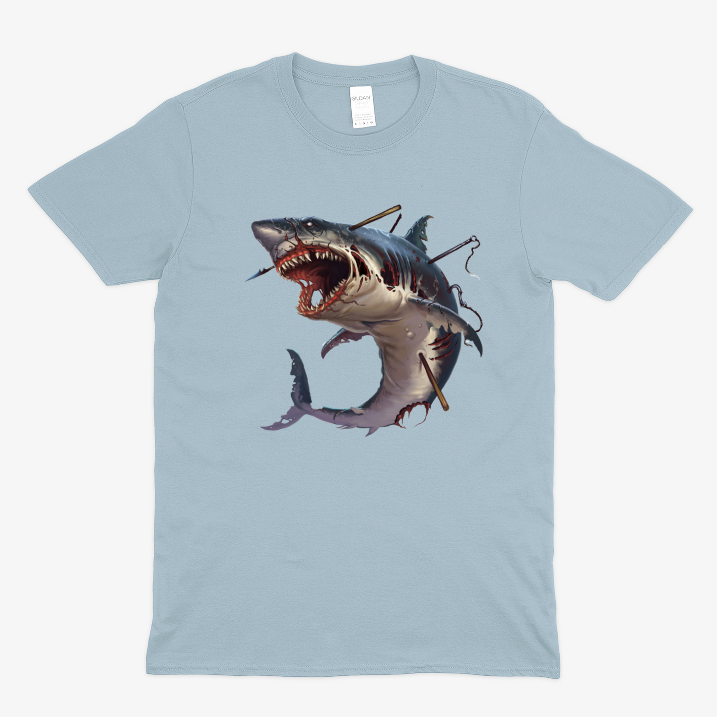 Zombie shark - Soft Unisex T-Shirt