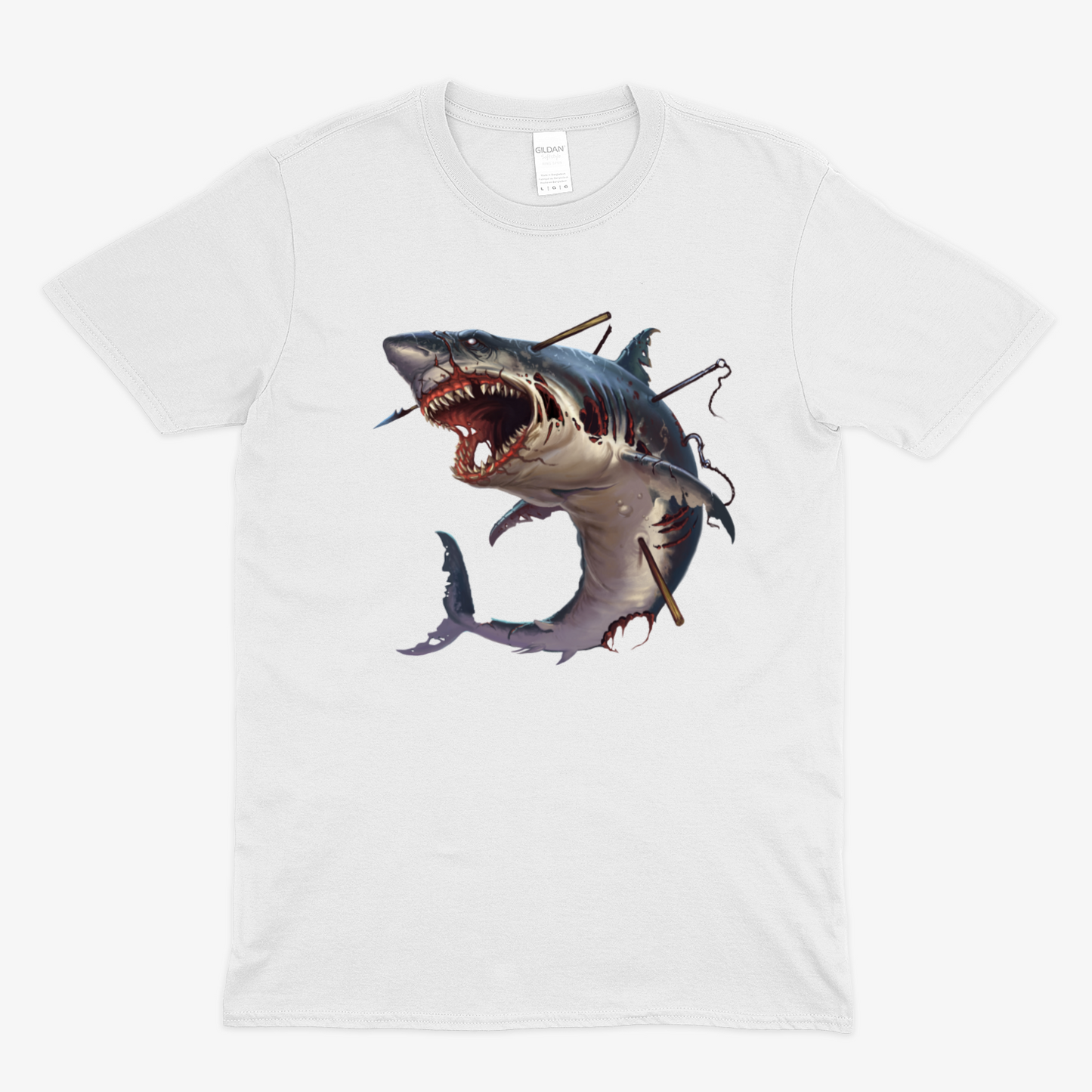 Zombie shark - Soft Unisex T-Shirt