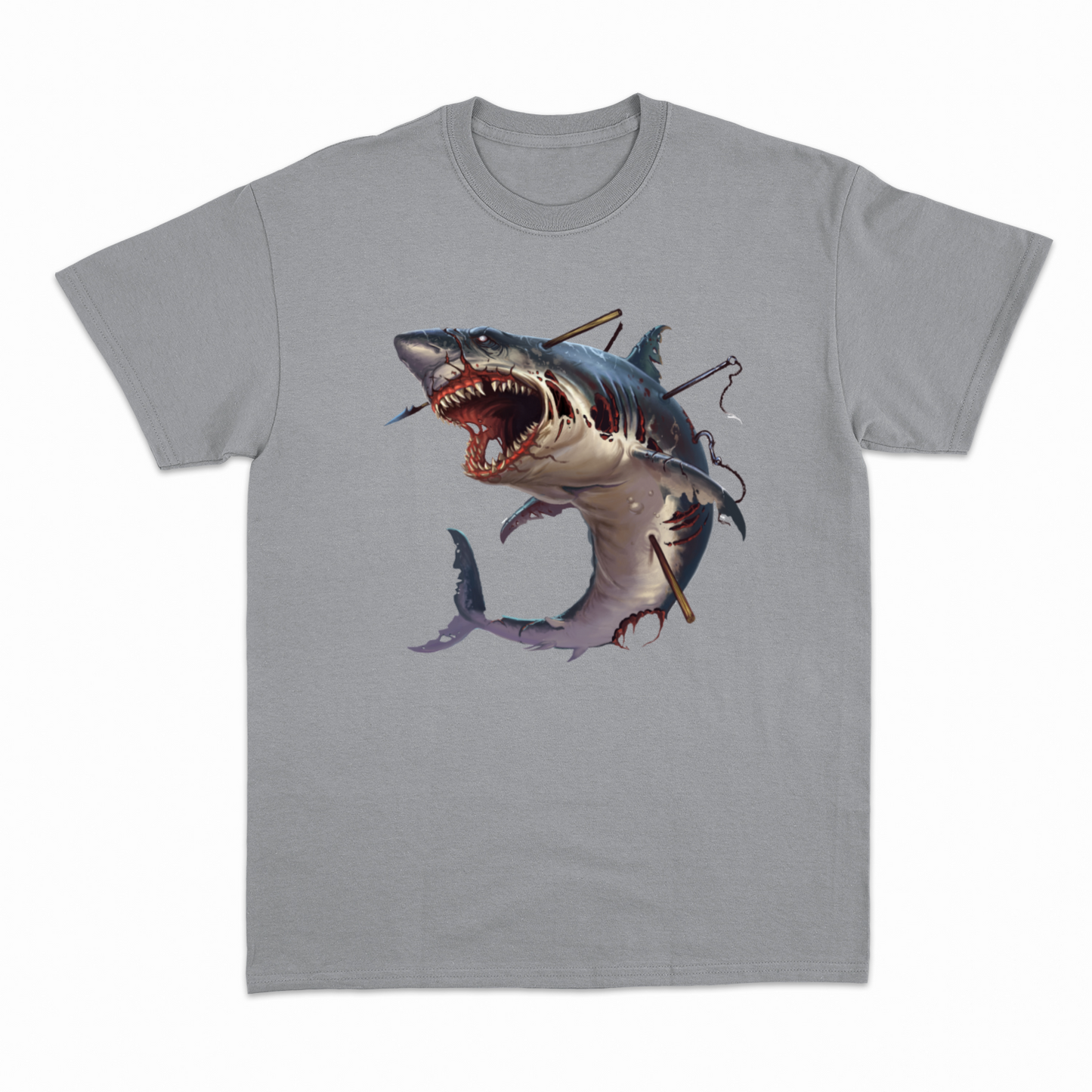 Zombie Shark - Heavier fabric t-shirt