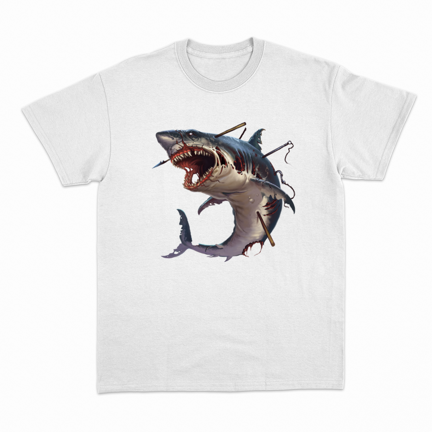 Zombie Shark - Heavier fabric t-shirt