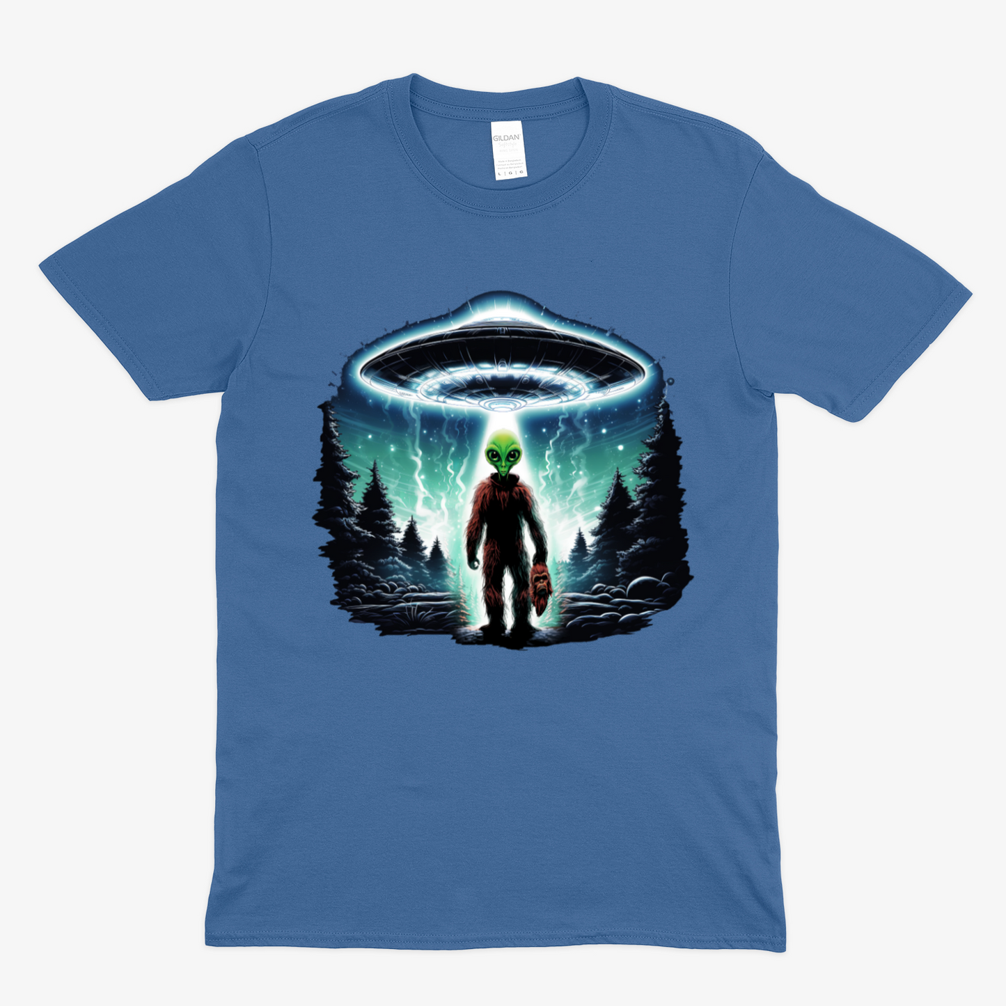 BIGFOOT UNDERCOVER ALIEN - Soft Unisex T-Shirt