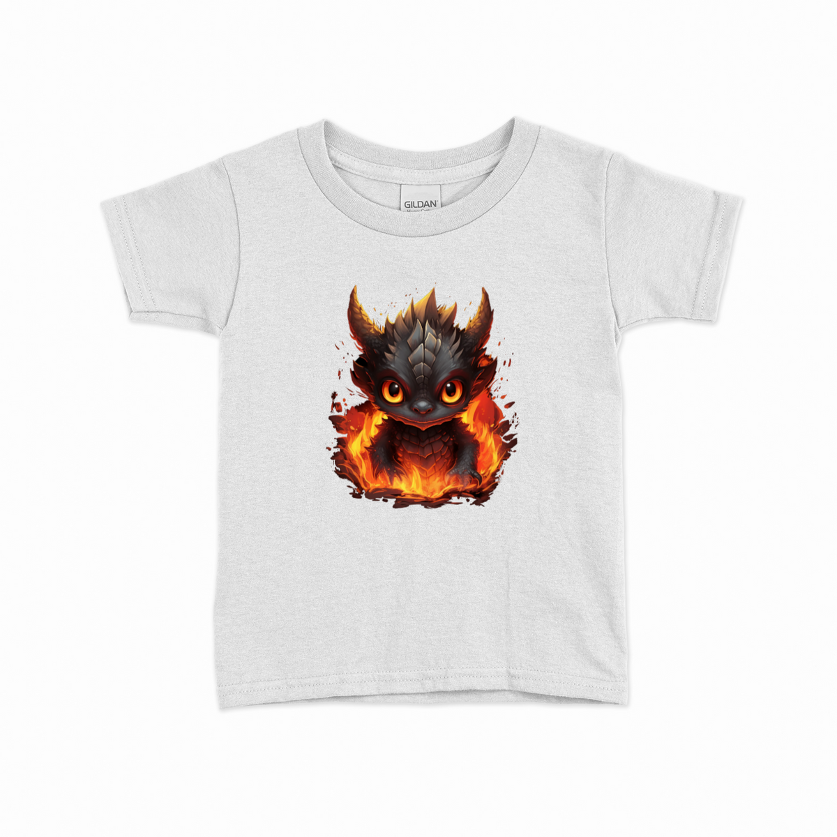 Fire Dragon T-shirt til børn – Fantasy design