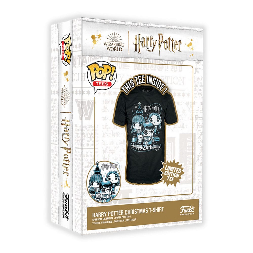 Harry Potter POP! Tees T-shirt Ron, Hermione, Harry – produktbillede 3