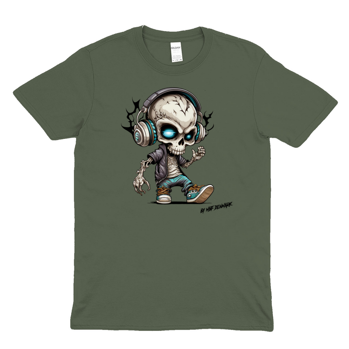 Skull Music - Soft fabric T-Shirt UNISEX