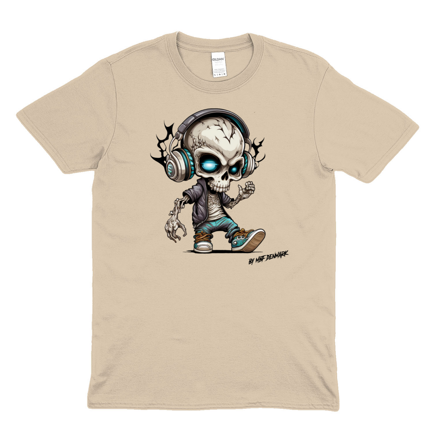 Skull Music - Soft fabric T-Shirt UNISEX