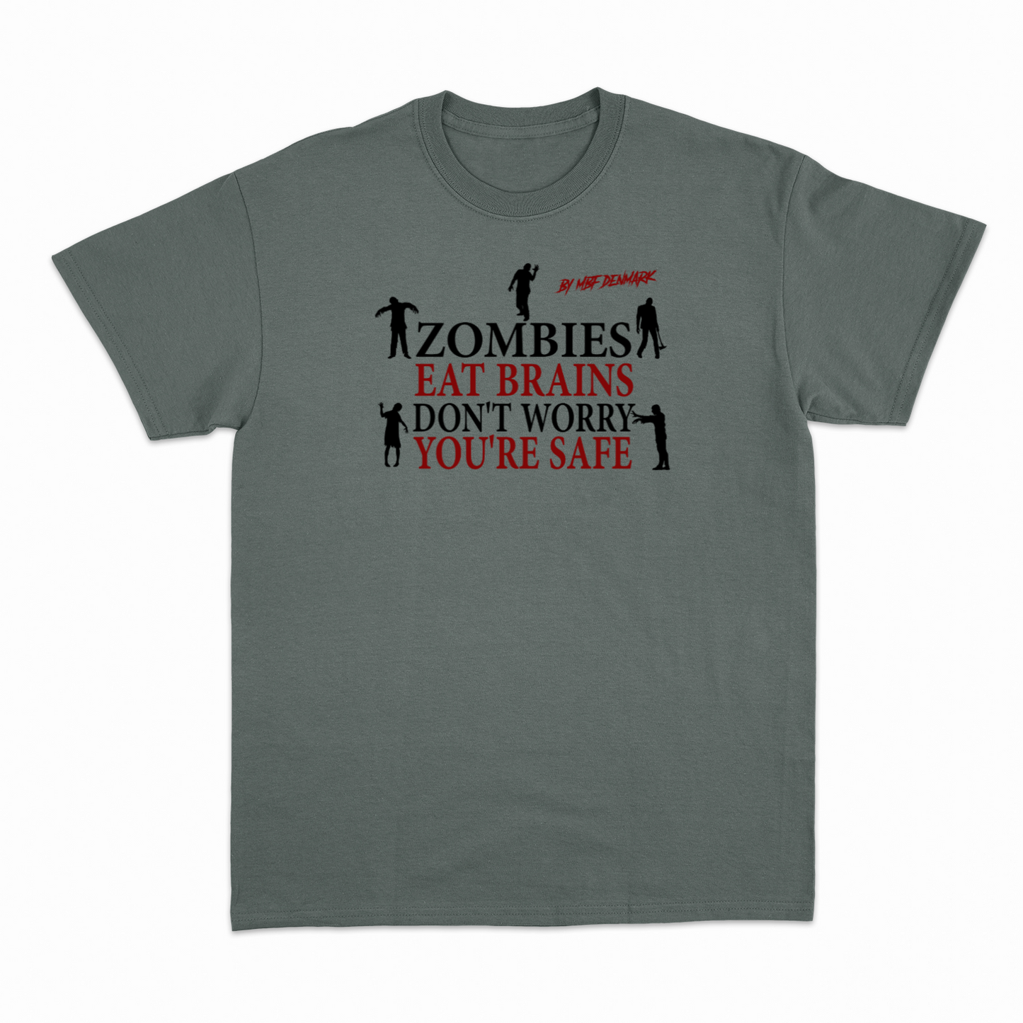 Zombies eat brains - Heavier fabric T-Shirt