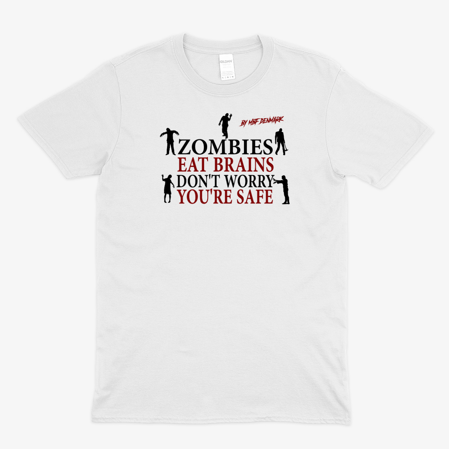 Zombies eat brains - Soft fabric T-Shirt UNISEX