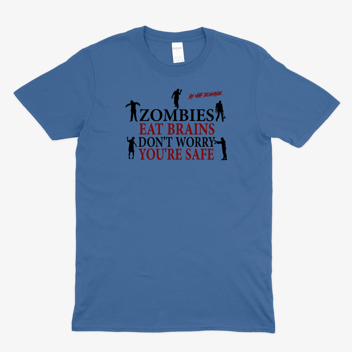 Zombies eat brains - Soft fabric T-Shirt UNISEX