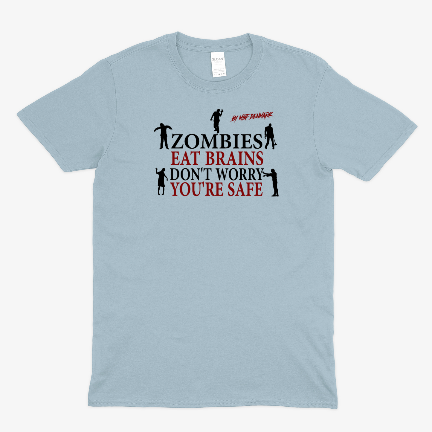 Zombies eat brains - Soft fabric T-Shirt UNISEX