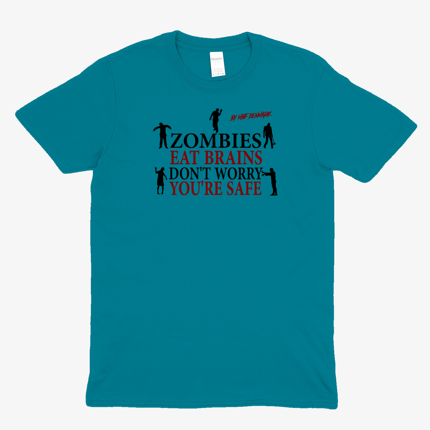 Zombies eat brains - Soft fabric T-Shirt UNISEX