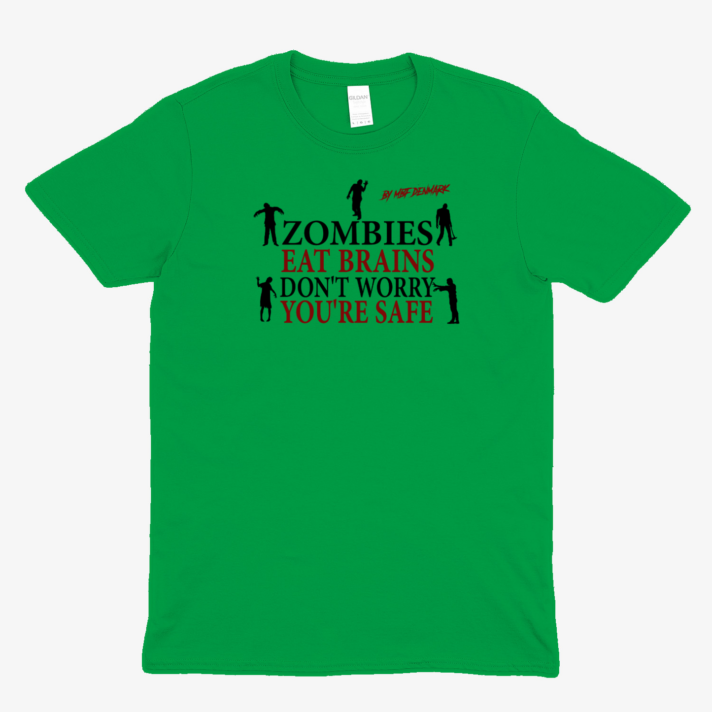 Zombies eat brains - Soft fabric T-Shirt UNISEX