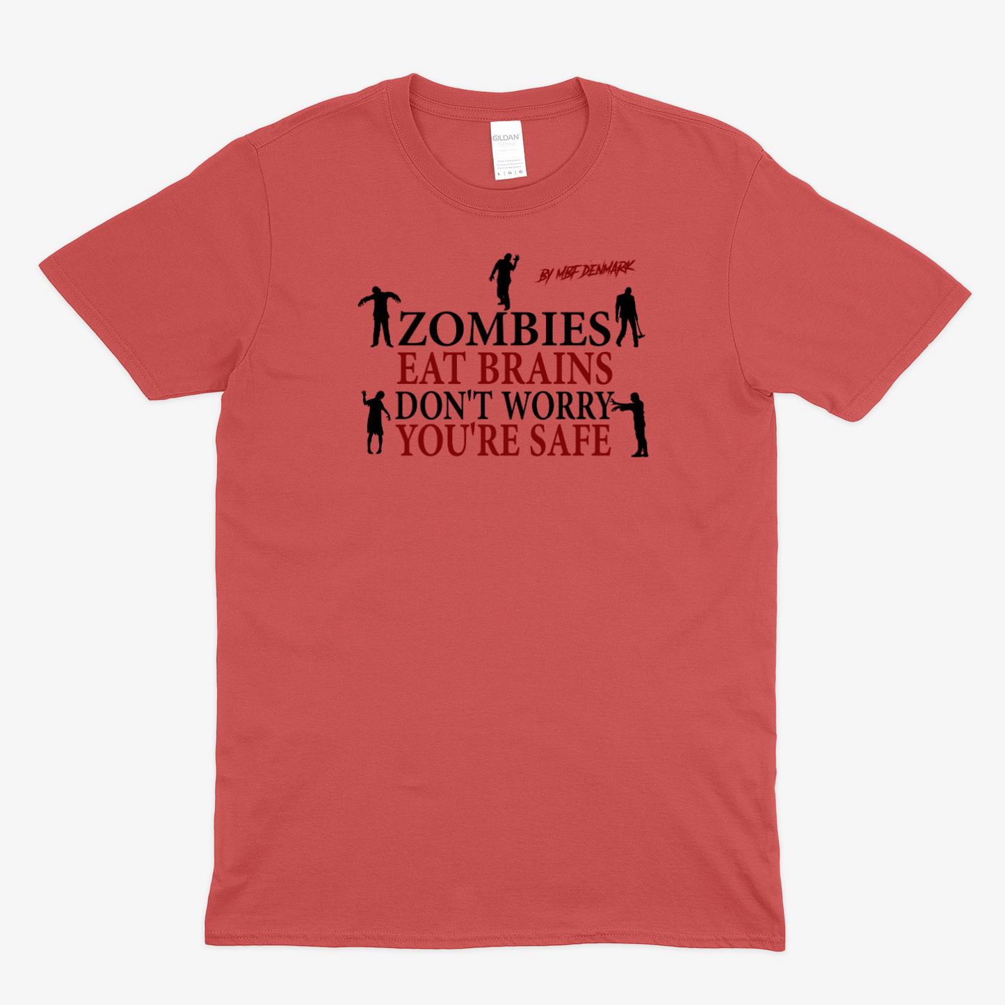 Zombies eat brains - Soft fabric T-Shirt UNISEX
