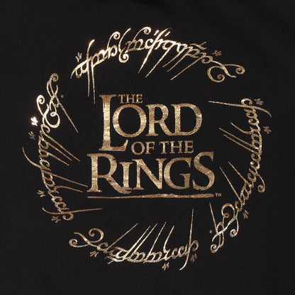 Lord of the Rings hoodie med guld tryk