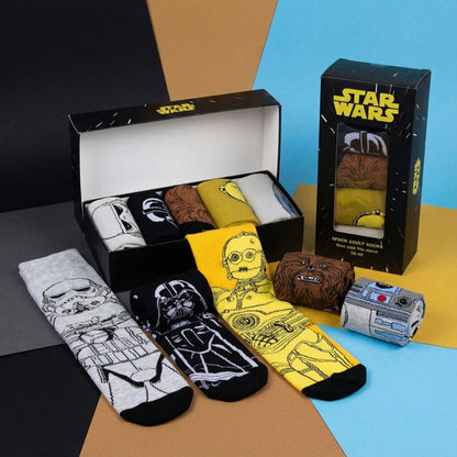 STAR WARS - 5-pak sokker i boks