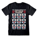 TRANSFORMERS - MANY MOODS OF OPTIMUS PRIME T-SHIRT
