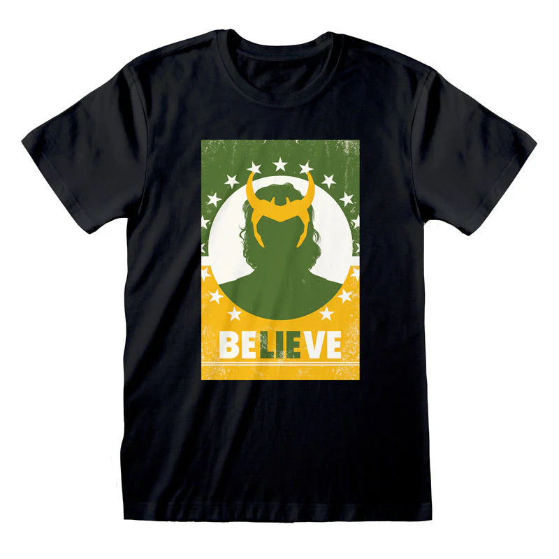 LOKI  - MARVEL - BELIEVE - T-SHIRT