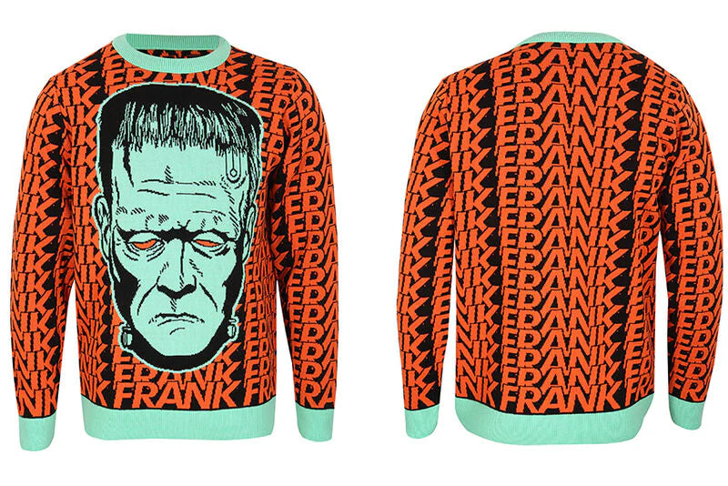 Universal Monsters Frankenstein julestrik – horror Christmas Jumper