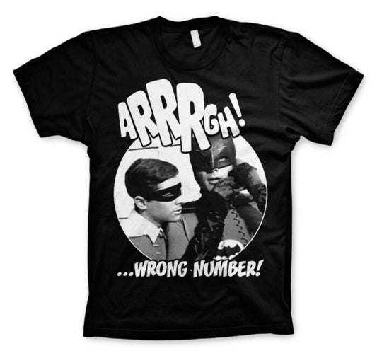 Arrrgh - Wrong Number - Batman & Robin - T-Shirt