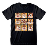 CHIP AND DALE - EXPRESSIONS T-SHIRT