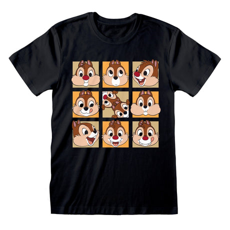 CHIP AND DALE - EXPRESSIONS T-SHIRT