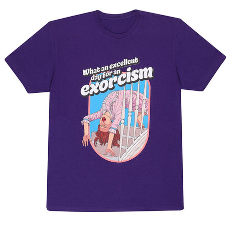 The Exorcist – Excellent Day For An Exorcism ( Unisex Purple T-Shirt)