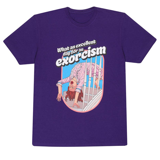 The Exorcist - Excellent Day For An Exorcism ( Unisex Purple T-Shirt)