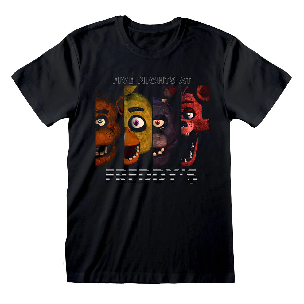 FIVE NIGHTS AT FREDDY'S – PANEL X4 CHARACTER – T-shirt