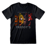 FIVE NIGHTS AT FREDDY'S – PANEL X4 CHARACTER – T-shirt