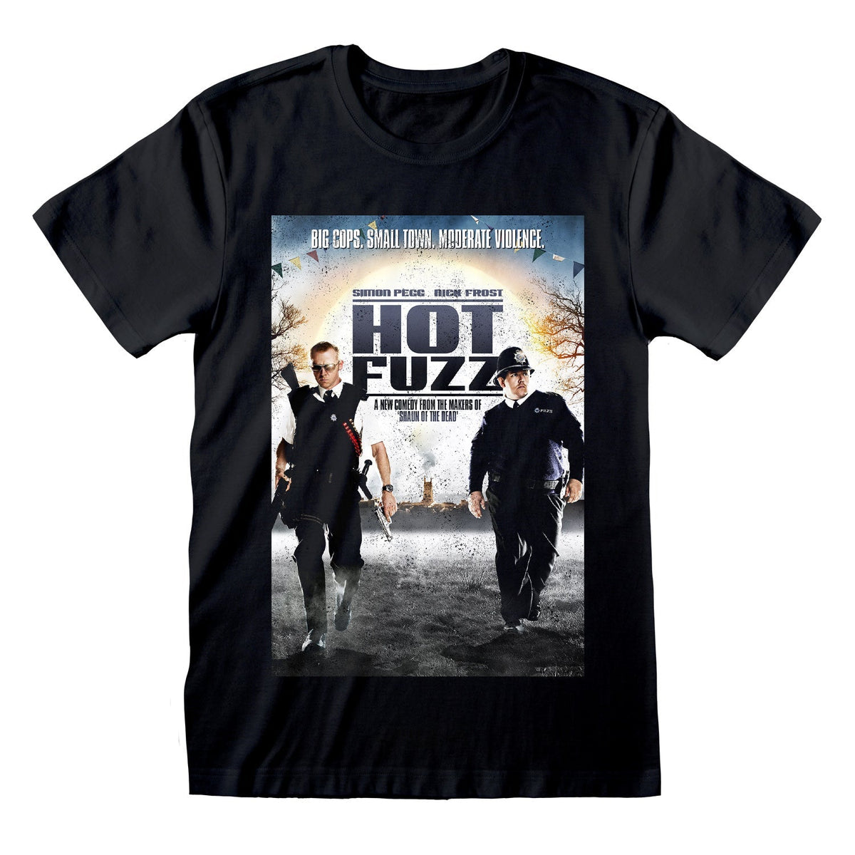 HOT FUZZ - POSTER T-SHIRT