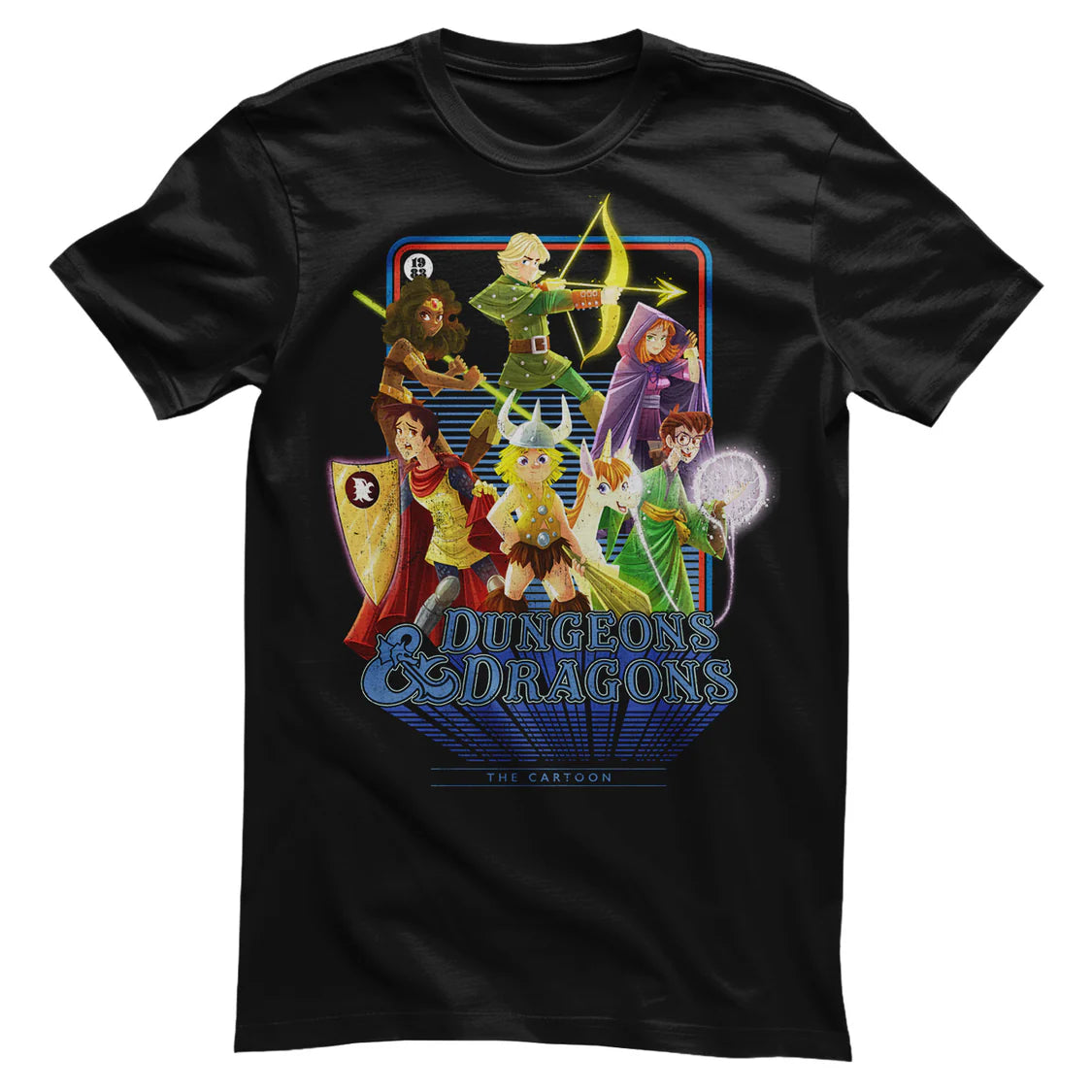 Dungeons & Dragons – The Cartoon T-Shirt | Retro D&D T-shirt til Fans