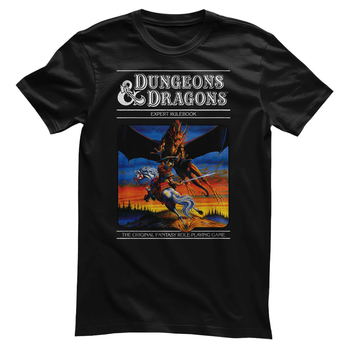 Dungeons & Dragons Expert Rulebook T-shirt | Officiel Merch – produktbillede 2