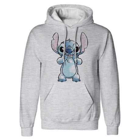 LILO OG STITCH SKITSERET HÆNDER PÅ ANSIGTET – Hoodie