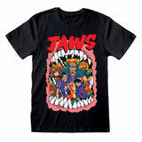 Jaws – Stylised Poster (Unisex Black T-Shirt)