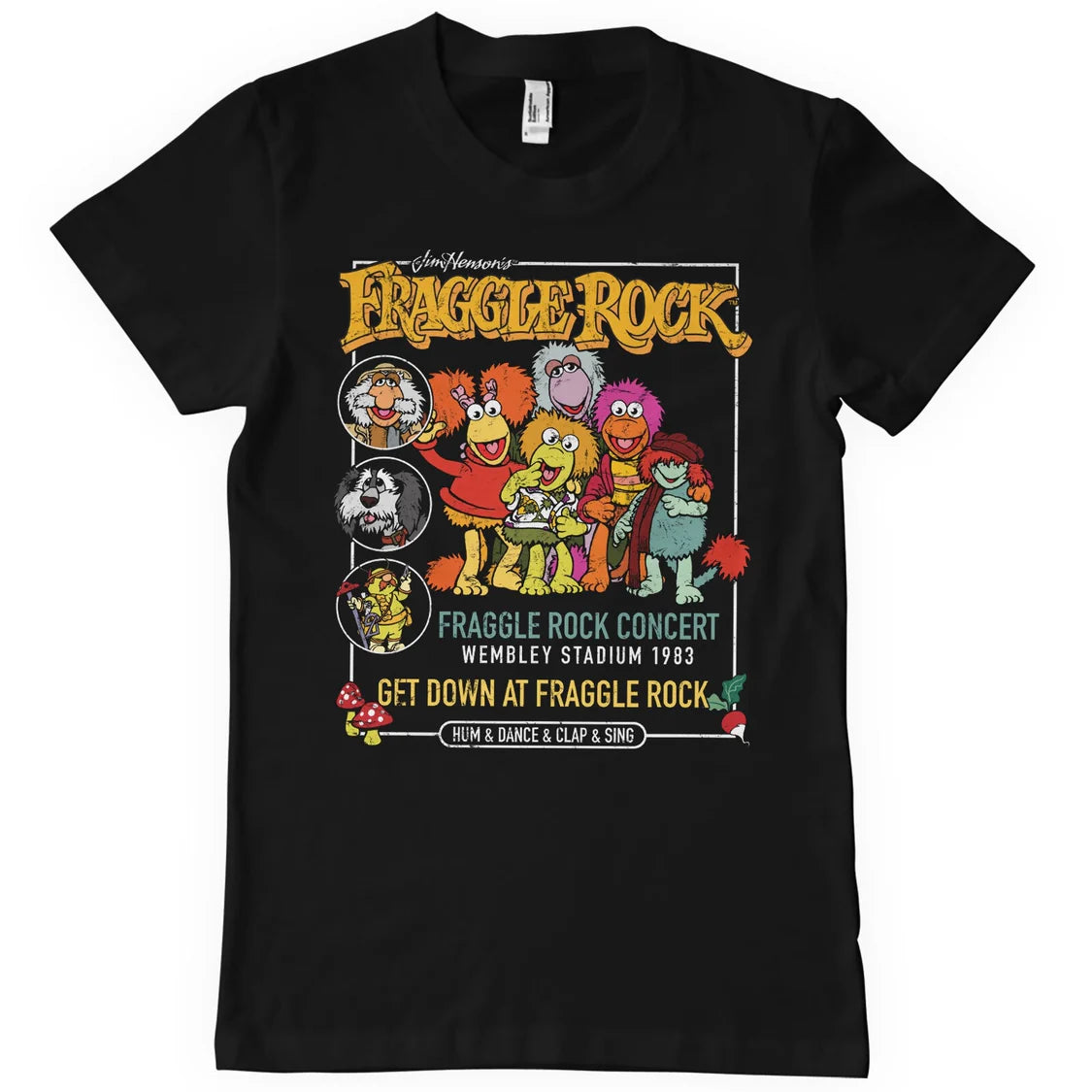 Fraggle Rock Concert T-shirt Fragglerne