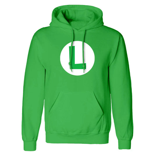 SUPER MARIO  LUIGI BADGE - HOODIE