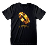 Lord Of The Rings – One Ring To Rule Them All (Unisex Black T-Shirt)