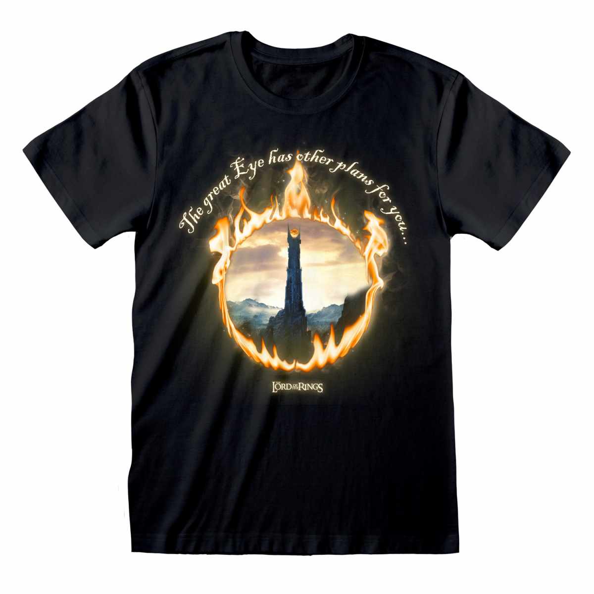 Lord Of The Rings - The Great Eye (Unisex Black T-Shirt)