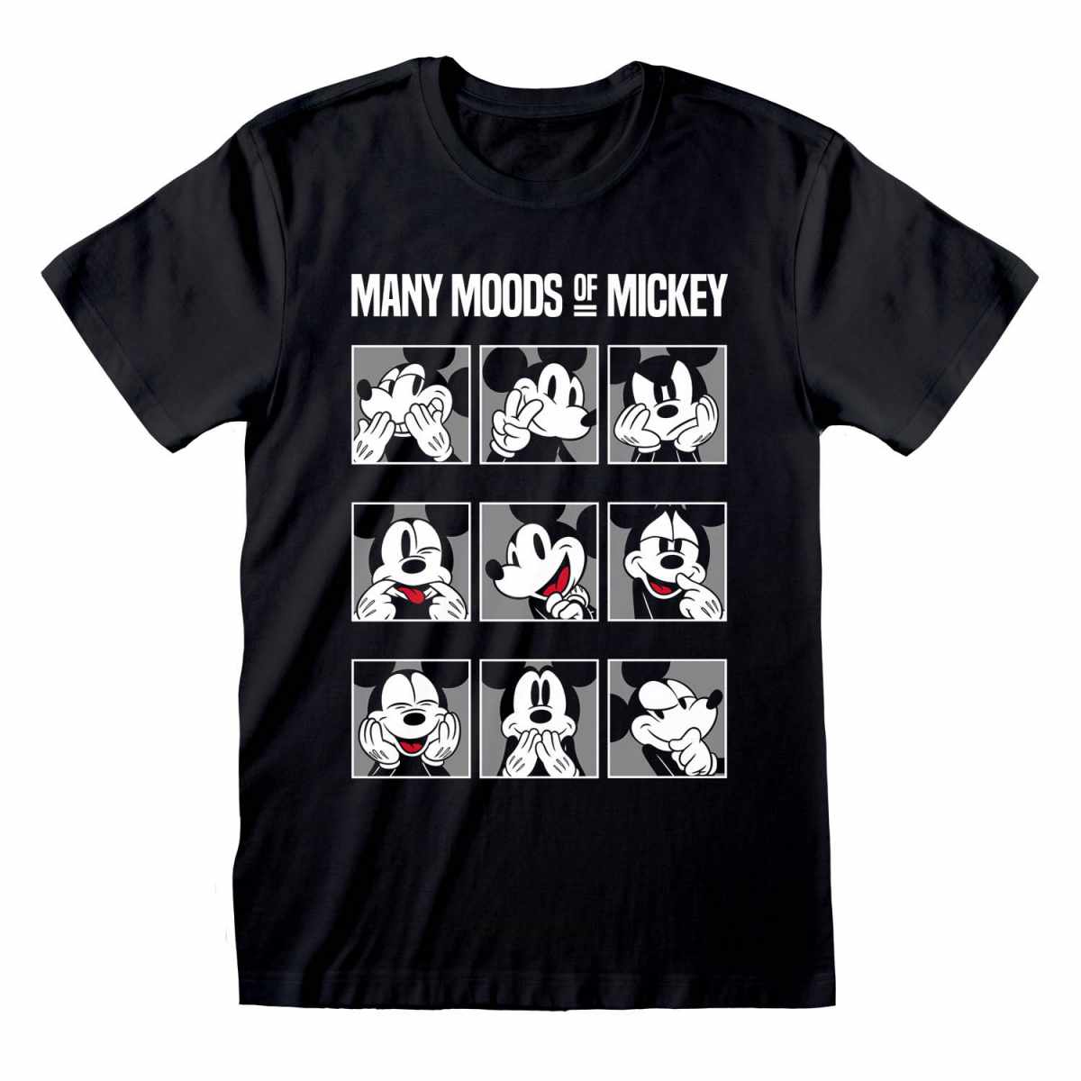 DISNEY MICKEY AND FRIENDS - MANY MOODS OF DISNEY MICKEY T-SHIRT