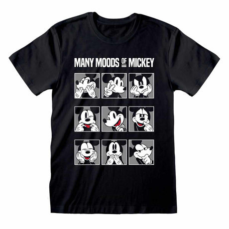 DISNEY MICKEY AND FRIENDS - MANY MOODS OF DISNEY MICKEY T-SHIRT