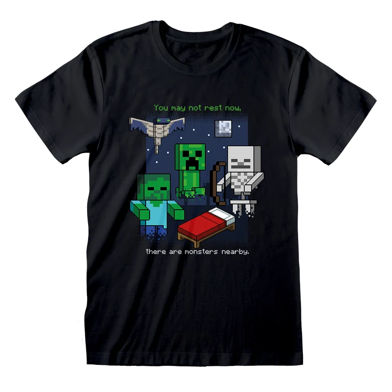 Minecraft ‘You May Not Rest’ T-Shirt