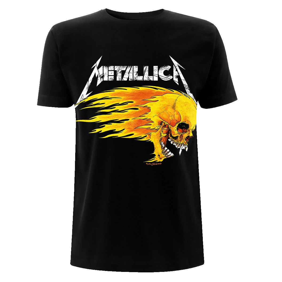 Metallica – Flaming Skull T-shirt
