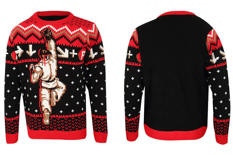 Street Fighter Ryu julestrik – gaming Christmas Jumper