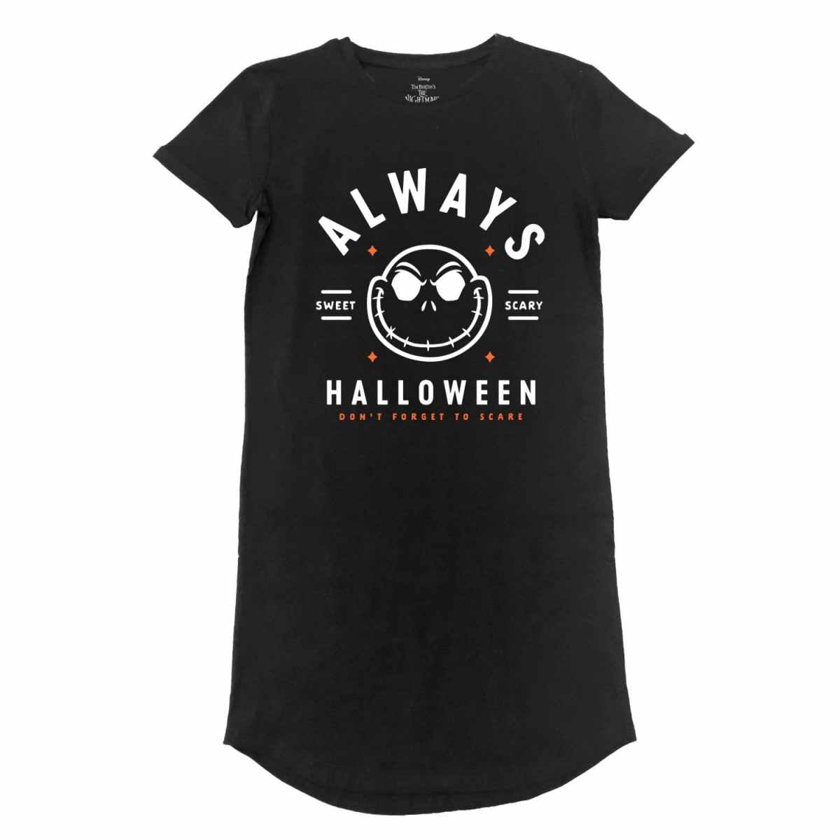 Nightmare Before Christmas – Always Halloween T-shirt Dress