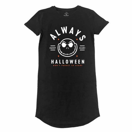 Nightmare Before Christmas – Always Halloween (T-Shirt Dress)