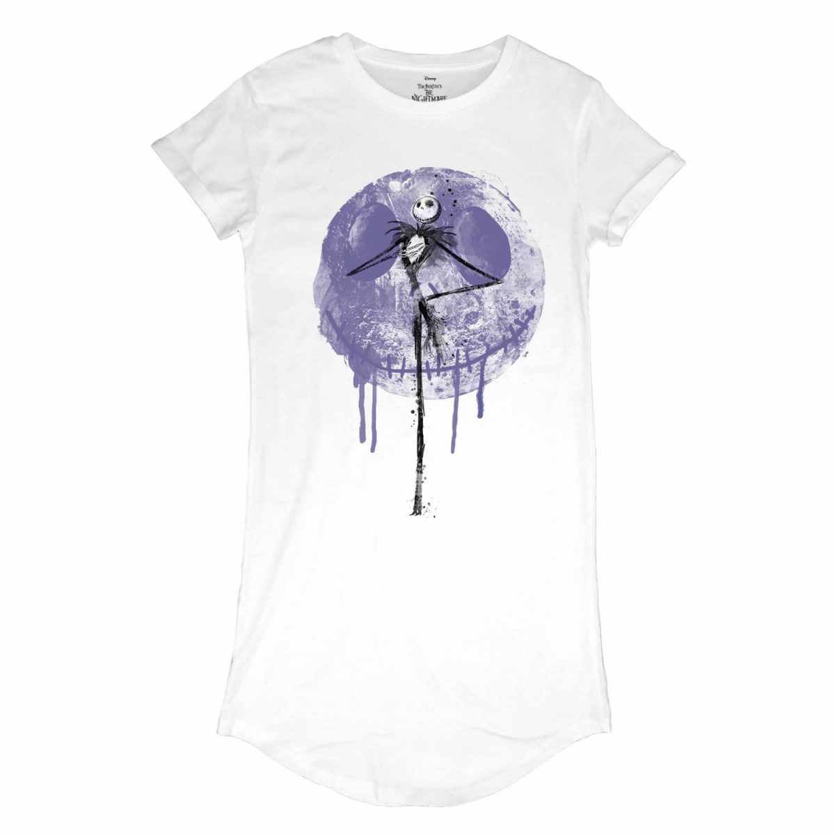Nightmare Before Christmas – Moon Drip T-shirt Dress